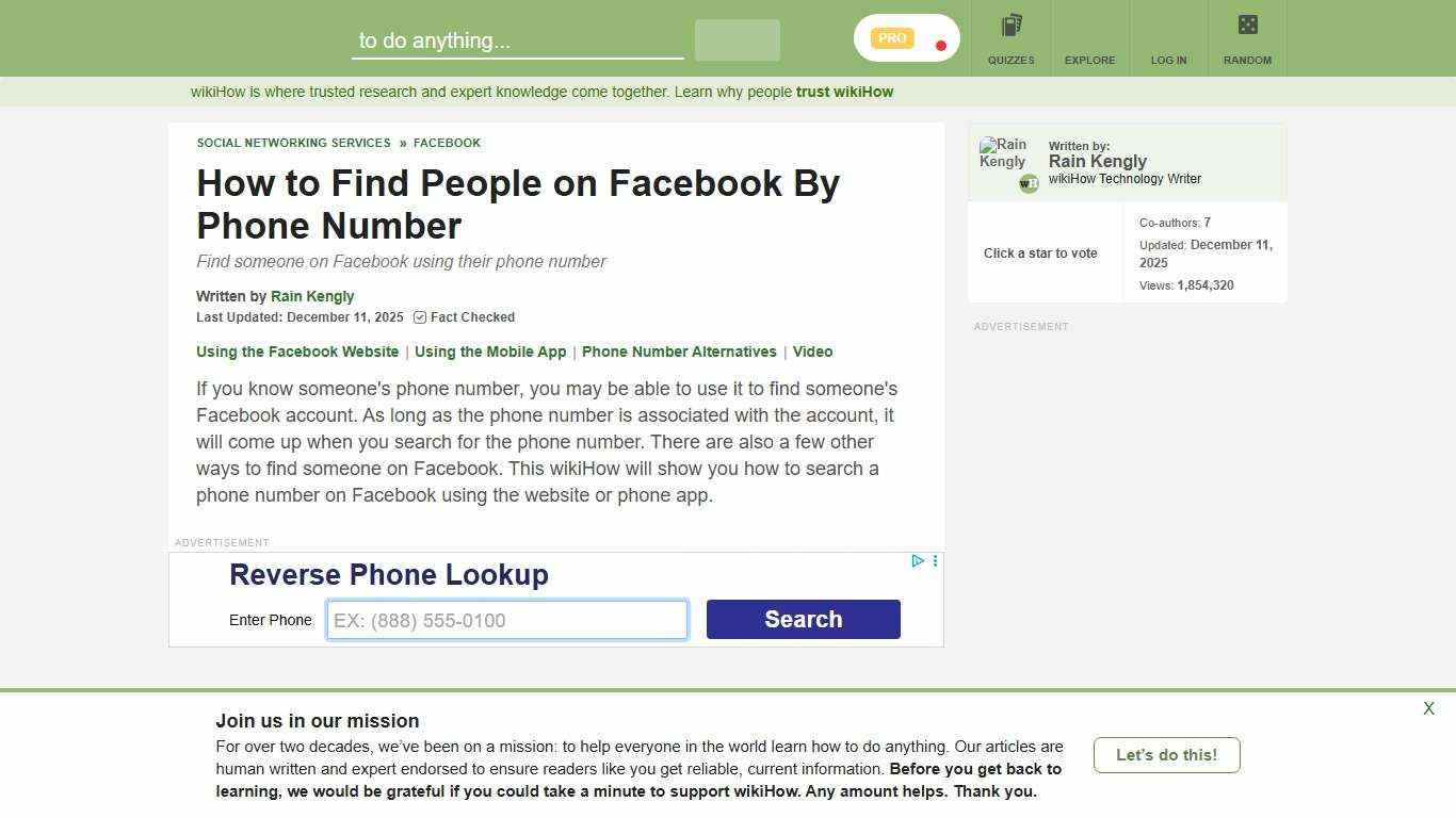 How to Search a Phone Number on Facebook: Desktop & Mobile